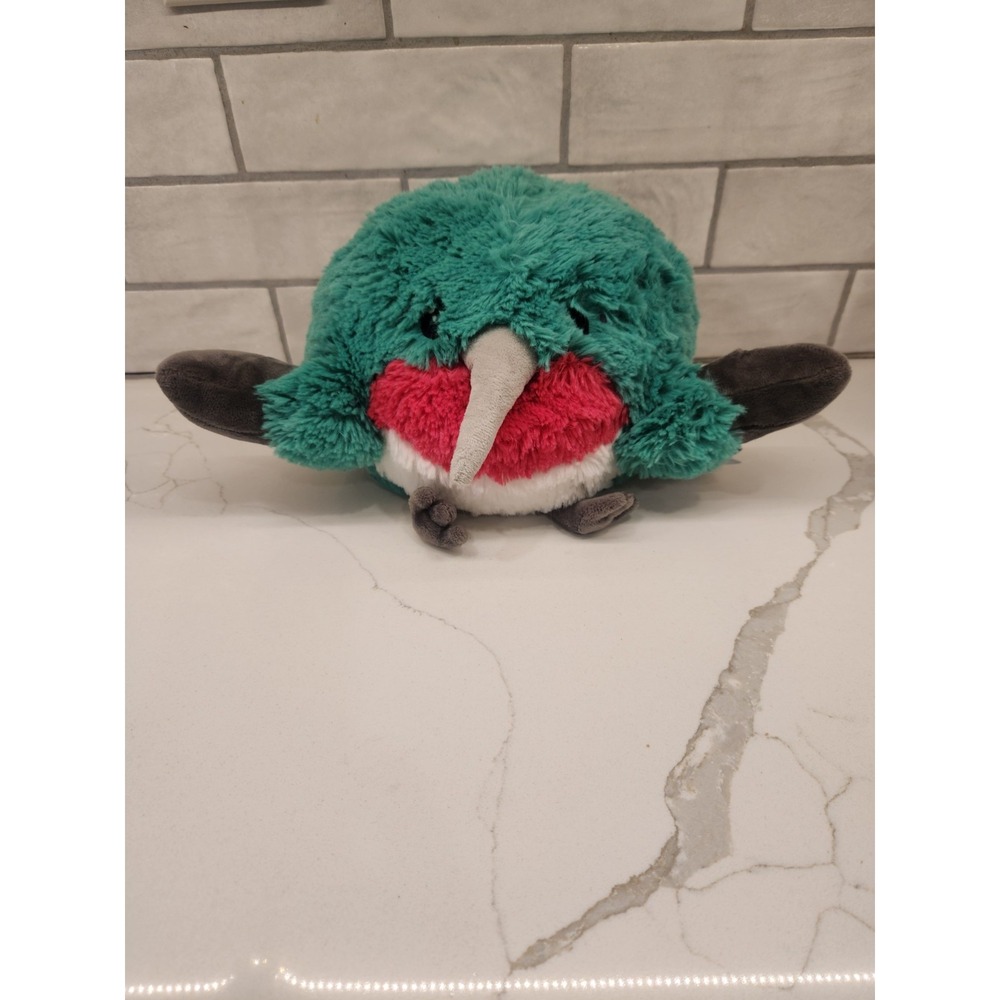 Squishable Limited Edition Mini Hummingbird Plush Rare Green Pink White 520/2000